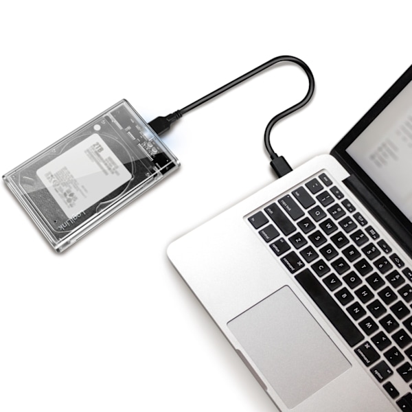LogiLink Harddisk kabinet 2,5\" SATA USB 3.0 Skruvlöst design Trans