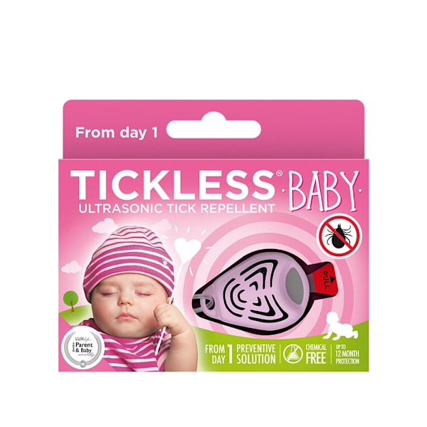 TICKLESS Flåtbeskyttelse Baby/Kid Pink