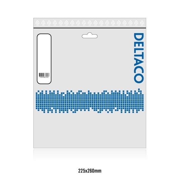 DELTACO kuitukaapeli, SC - SC, 50/125, OM3, duplex, multimode, 1m