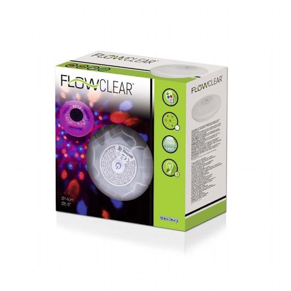 Bestway Flytande Solcells LED-poolbelysning