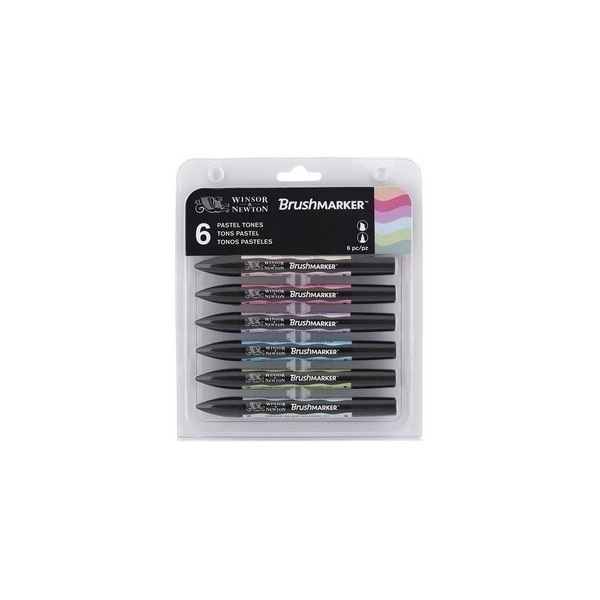 WINSOR Brushmarker 6 Pastel Tones