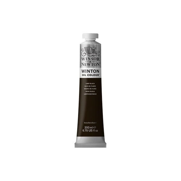 Winton Oil Col 200Ml (25) Lamp Black 337