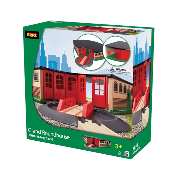 BRIO Jernbane 33736 - Den store togstald