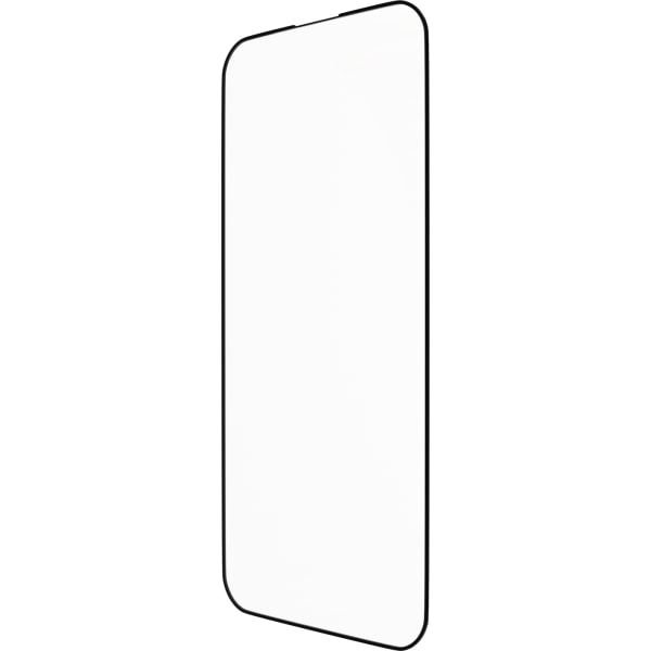 Dbramante1928 Eco-Shield -skärmskydd, iPhone 15, svarta kanter Transparent