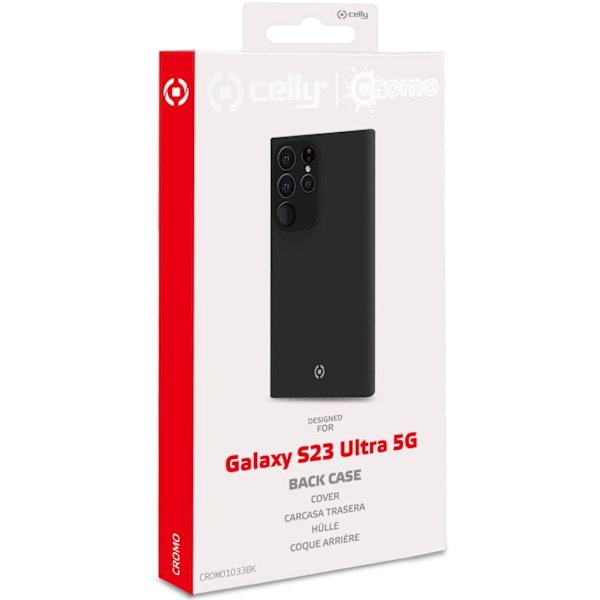 Celly Cromo Soft rubber case Galaxy Svart