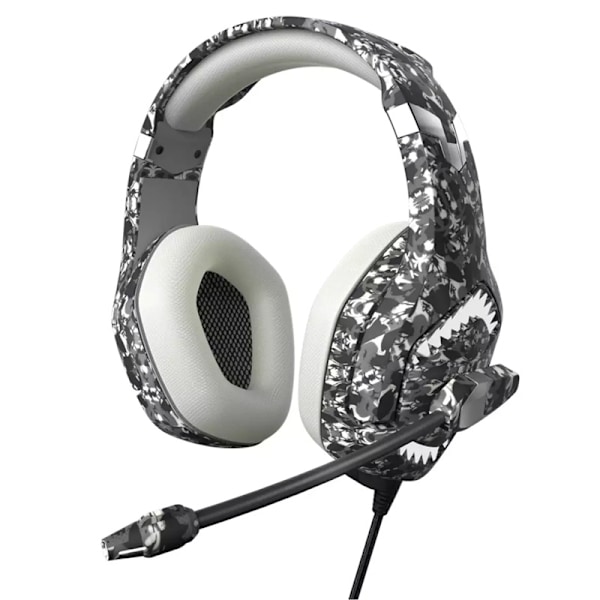 Gamingheadset til PC, Grå camouflage