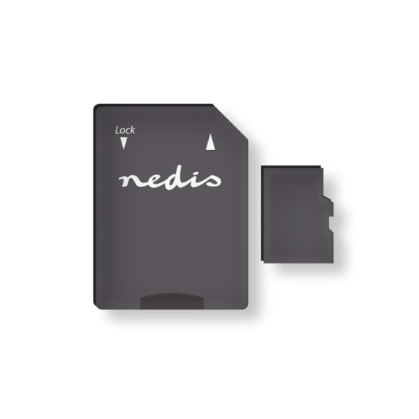 Nedis Minneskort | microSDXC | 128 GB | Skrivhastighet: 90 MB/s | Läshastighet: 45 MB/s | UHS-I | SD-adapter ingår