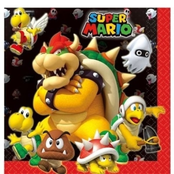 Lautasliinat Super Mario 16 pakkaus