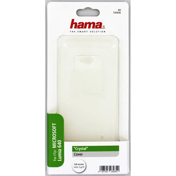 Hama Mobilcover Lumia 640 Crystal Transparent Transparent