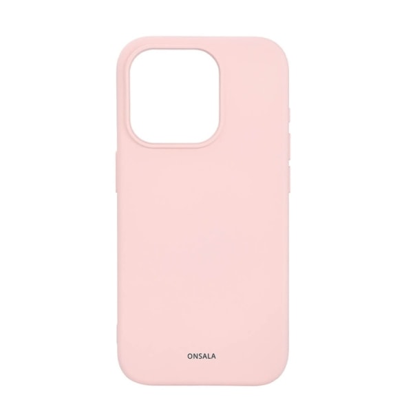 ONSALA Mobilcover Silikonefølelse MagSeries Rosa - iPhone 15 Pro Rosa