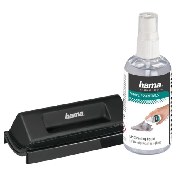Hama Rengøringskit LP-Plader Børste og Rengøringsvæske 100 ml