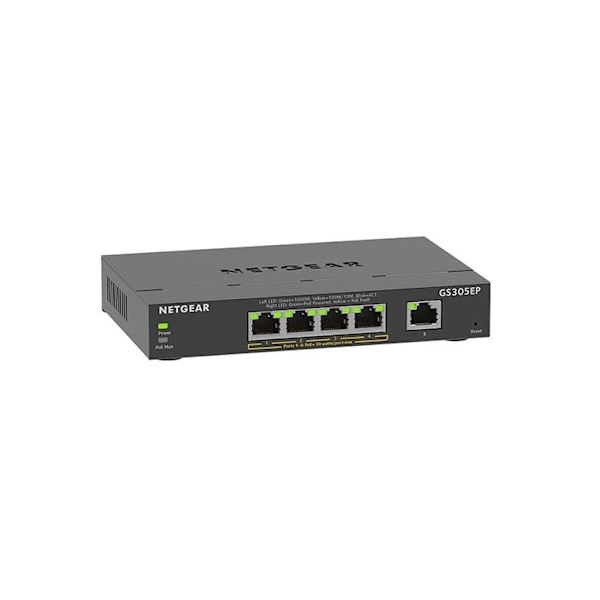 Netgear 5PT GE PLUS SWCH W/ POE+