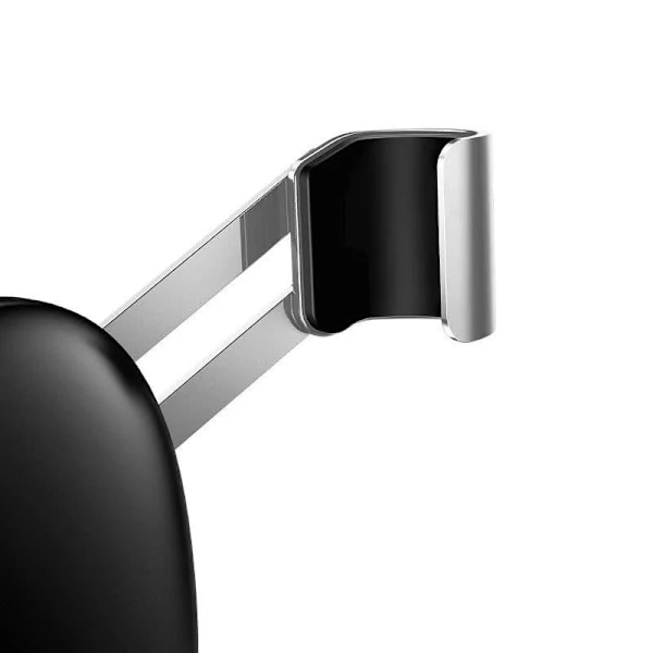 Baseus Mini Gravity - Auton puhelinteline, musta/hopea