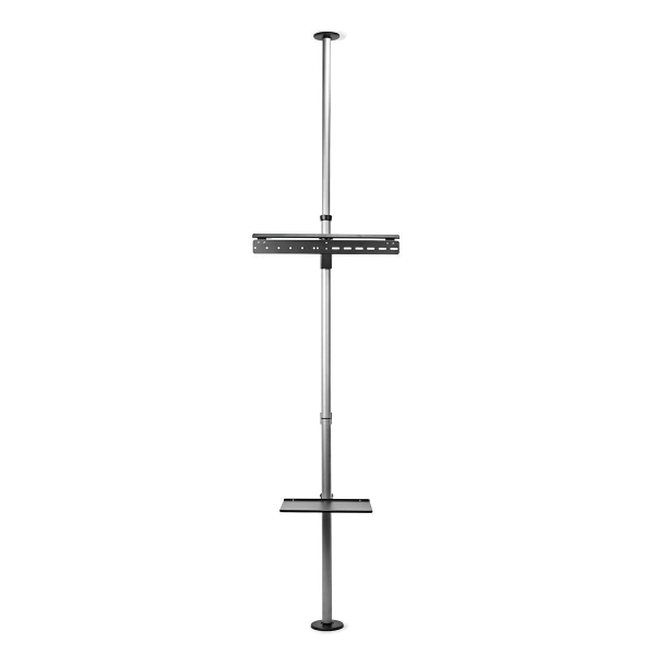 Nedis Fuld Motion TV Stand | 37 - 70 " | Maksimal vægt: 30 kg | Vipbar | Kan drejes | Justerbare forudfastsatte højder | Aluminium / Stål | Sort / Søl