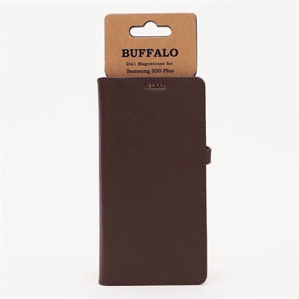 BUFFALO Wallet Læder Samsung S20 Plus Brun Brun