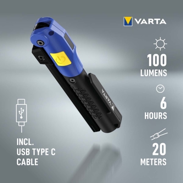 Varta Work Flex® Multifunktionslampa F20R Uppladdningsbar