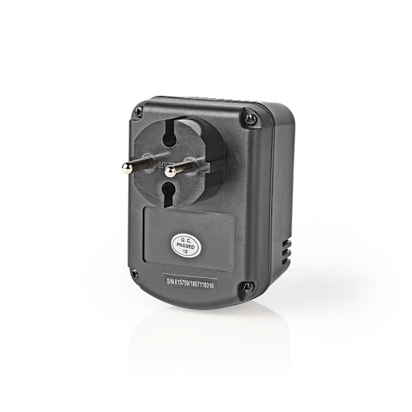 Nedis Ström omvandlare | Strömadapter | 230 V AC 50 Hz | 30 W | Jordad kontakt | Svart