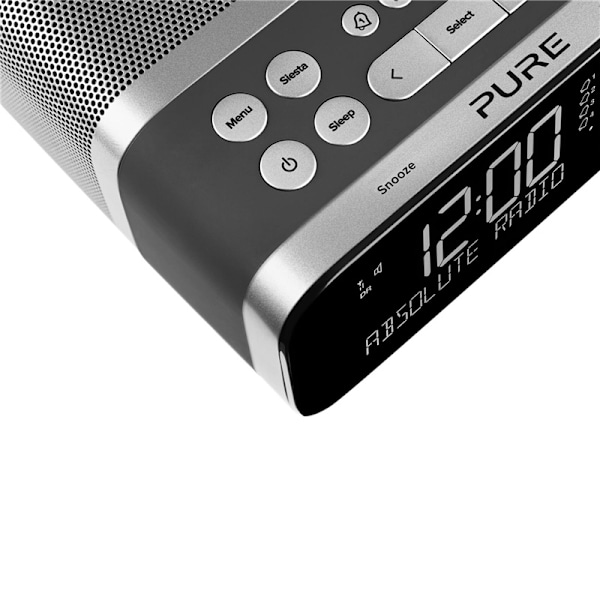 PURE Klockradio Siesta S6, Grafit