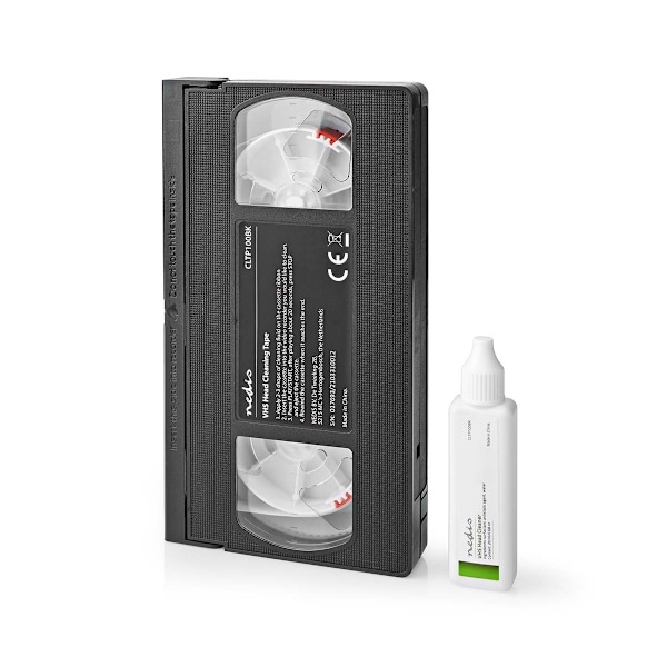 Nedis Regörings tejp | 20 ml | VHS-huvuden | Svart