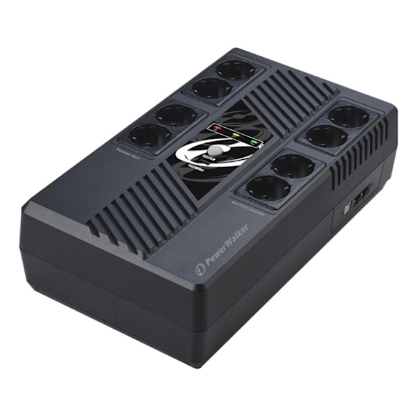 PowerWalker VI 800 MS UPS Schuko Sort
