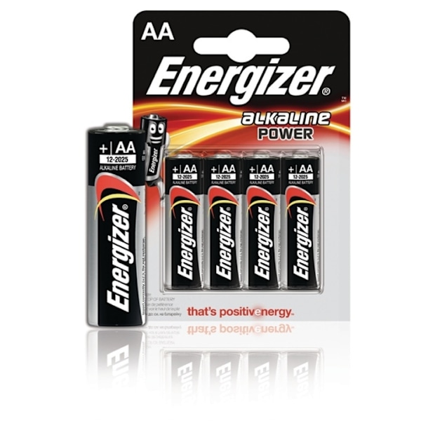 Energizer Alkaline Batteri AA | 1.5 V DC | 4-Blister