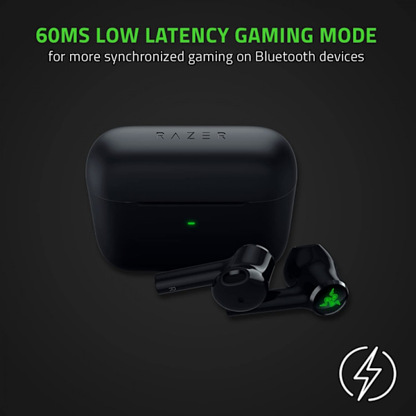Razer Hammerhead X True Wireless Earbuds, Svart Svart