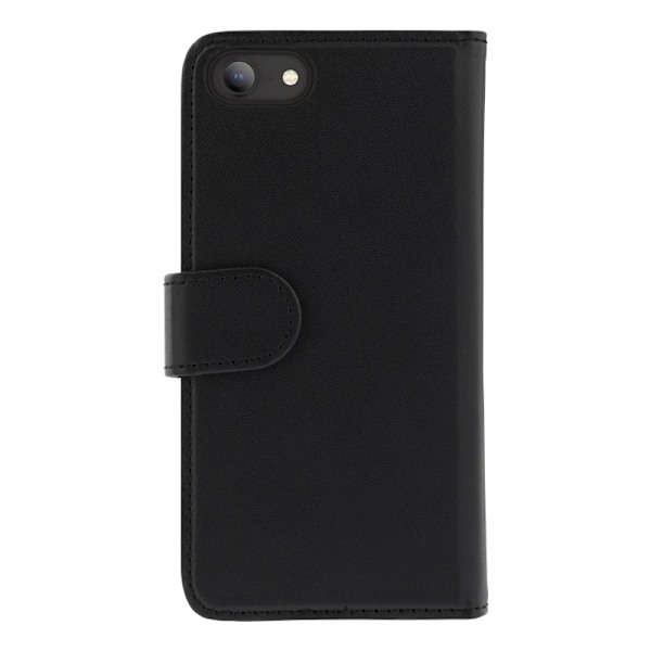 DELTACO wallet case 2-in-1, iPhone 6/6s/7/8/SE (2020), magnetic back Svart