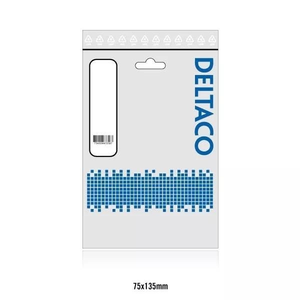DELTACO U/UTP Cat6 patchkabel 1m, lila (TP-61P)