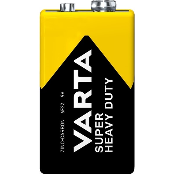 Varta 6F22/9 V Block (2022) batteri, 1 stk. blister Zink- carbon