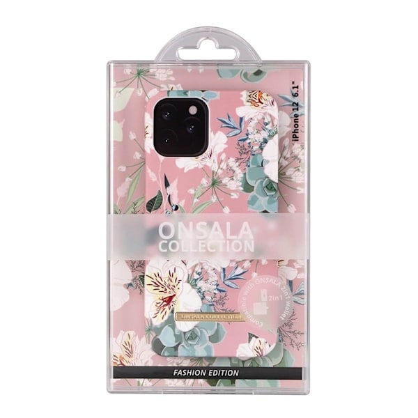 Onsala Mobilskal Soft Clove Flower - iPhone 12 / 12 Pro Rosa