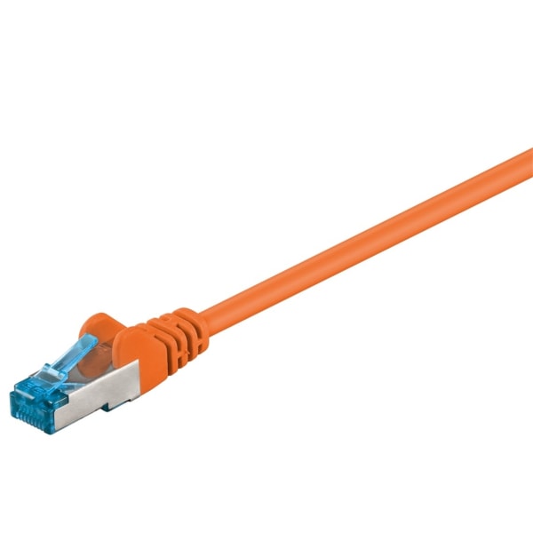 Goobay Netværkskabel CAT 6A, S/FTP (PiMF), orange, 7,5 m kobberl