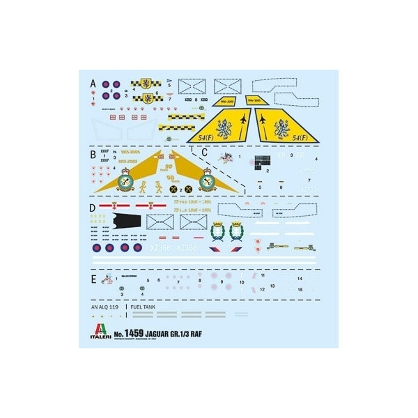 ITALERI 1:72 Sepecat JAGUAR GR.1-3 R.A.F