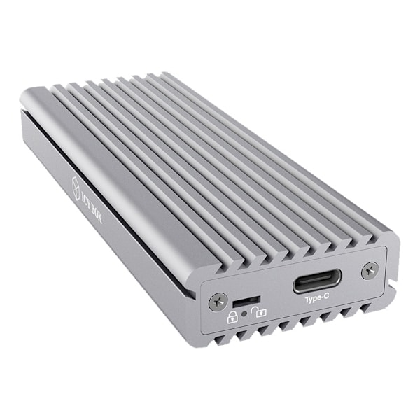 External Type-C™ enclosure for M.2, NVMe SSD