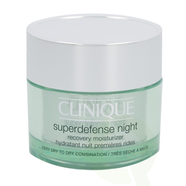 Clinique Superdefense Night Recovery Moisturizer 50 ml Very Dry to Dry Combination 1,2