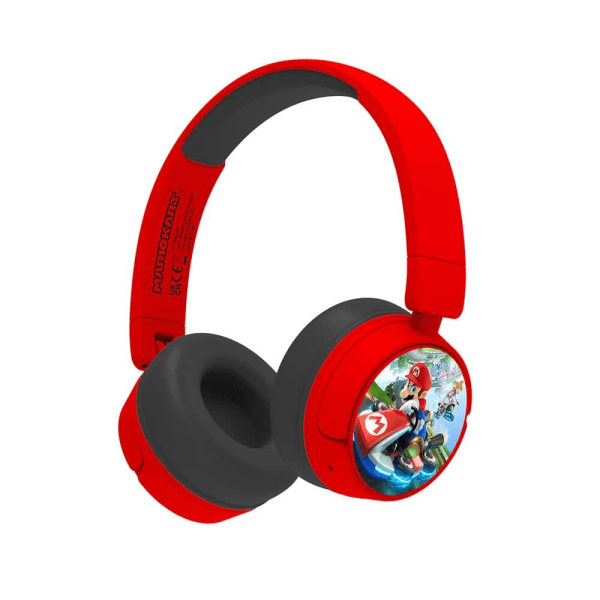 Super Mario MARIO Headphone On-Ear Junior  Wireless 85dB/95dB Sh Röd