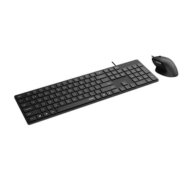 Rapoo Keyboard/Mus Sæt NX8020 Kablet Sort