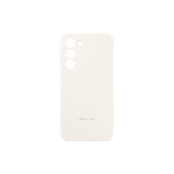 Samsung Galaxy S23 Plus Silicone Case Cream Brun