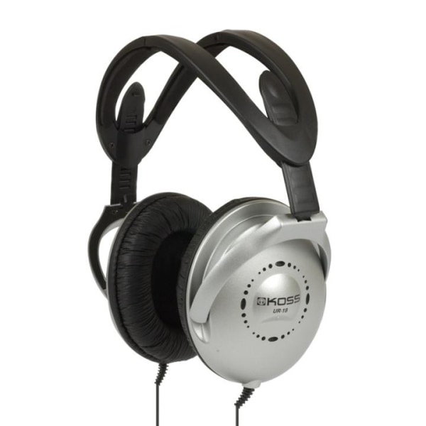 Koss Hovedtelefon Over-Ear UR18 Sort/Sølv Silver