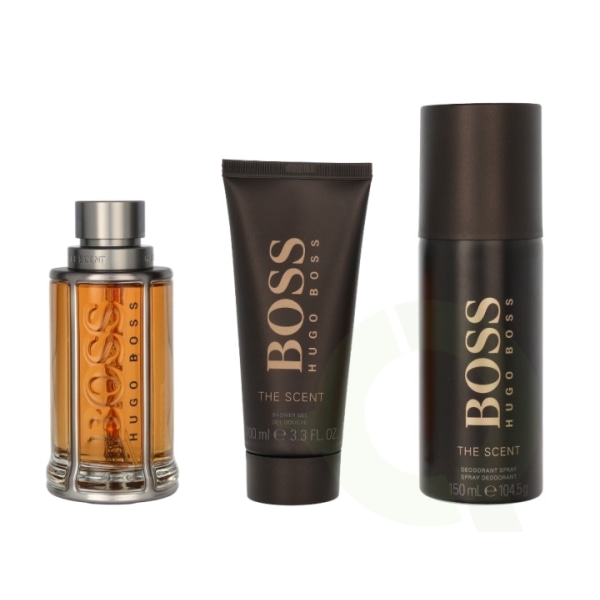 Hugo Boss The Scent Giftset 350 ml Edt Spray 100ml/Deo Spray 150