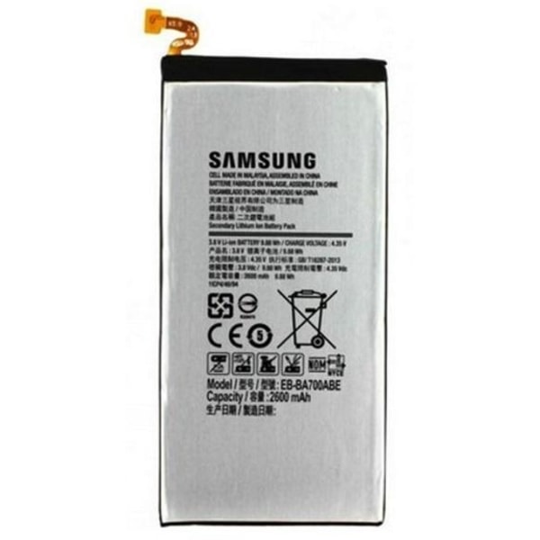 Batteri til Samsung Galaxy A7 - 2600mAh, EB-BA700BE, Bulk