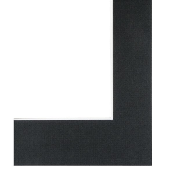 Premium Passepartout, djup-svart, 20 x 30 cm