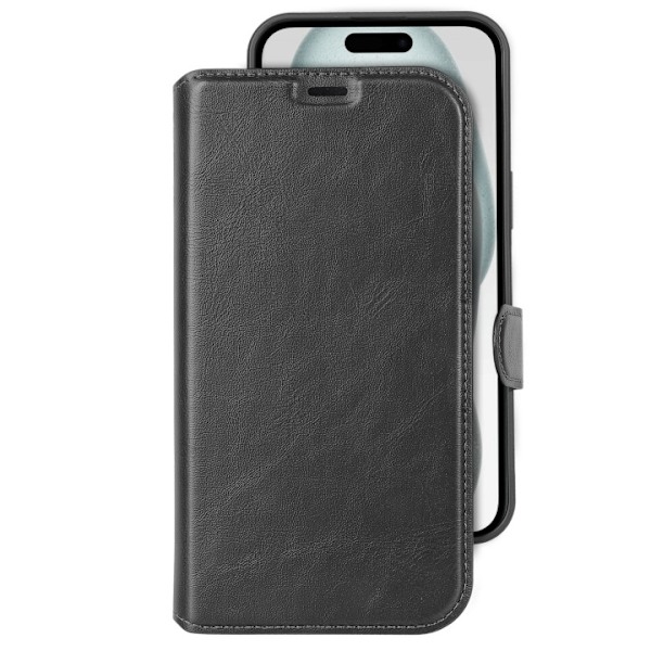 Champion 2-in-1 Slim wallet iPhone 15 Svart