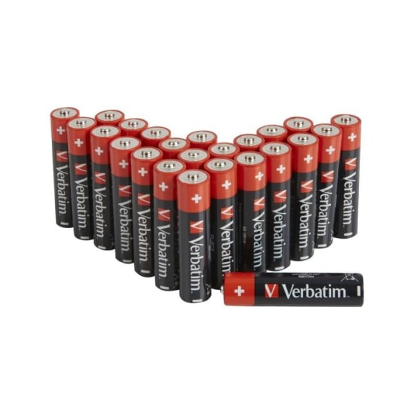 Verbatim Standardbatterier 24 x AAA / LR03 alkaliskt