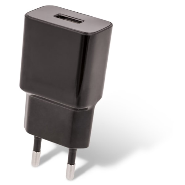 Maxlife seinälaturi MXTC-01 USB (1A) + microUSB-kaapeli, musta musta