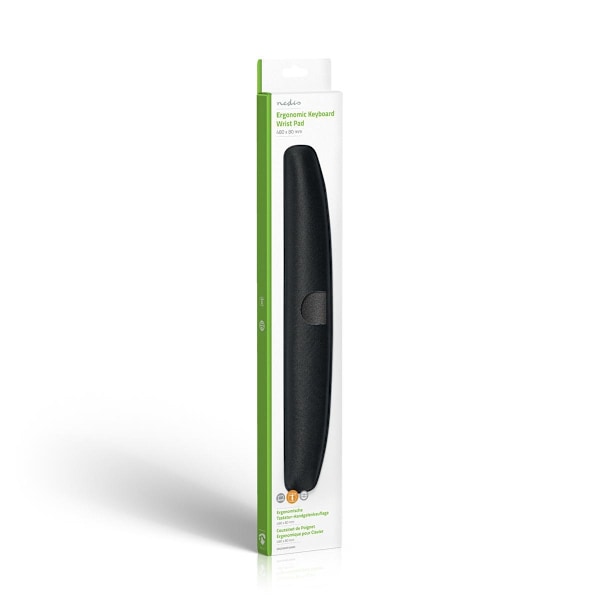 Nedis Handledsstöd tangentbord | Lycra / PU | Ja
