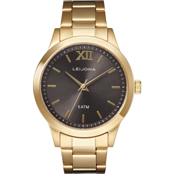 Leijona 5010-2368 - armbåndsur, 38 mm, guld