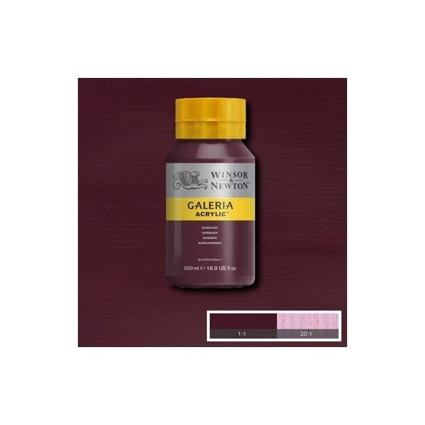 WINSOR Galeria Acrylic 500Ml Burgundy 075