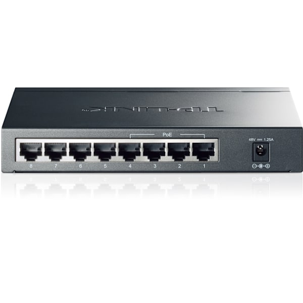 TP-Link switch 8x10/100/1000Mbps bordsmodell (TL-SG1008P)