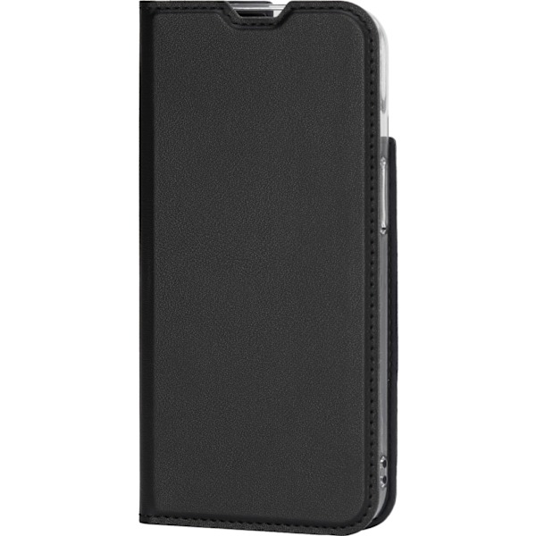 FoneKit BookCase skyddsfodral, iPhone 15, svart Svart