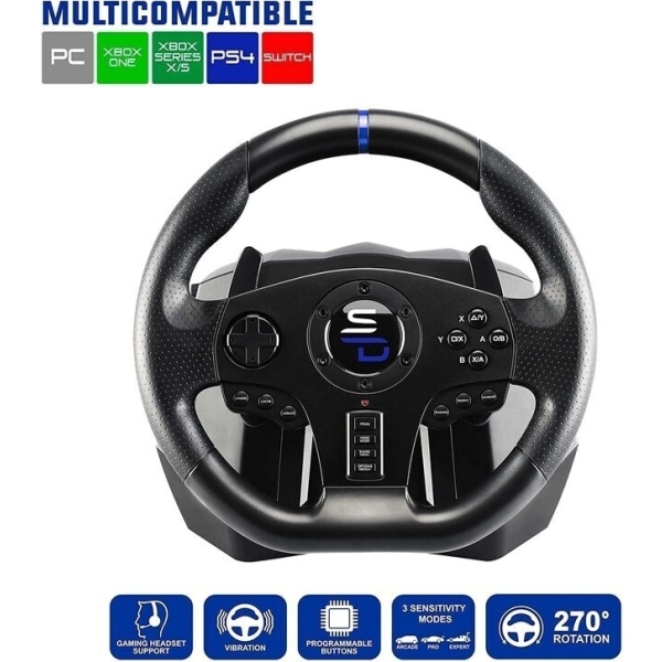 Subsonic Superdrive SV850 Drive Pro Sport rattkontroll för PS4 / Switch / Xbox / PC